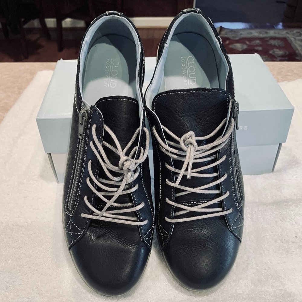 CLOUD Aika Black Brushed Sole Sneaker